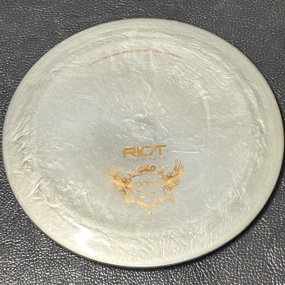 Latitude 64 Goldline Lava Riot Disc Field Tested & Rim Ink